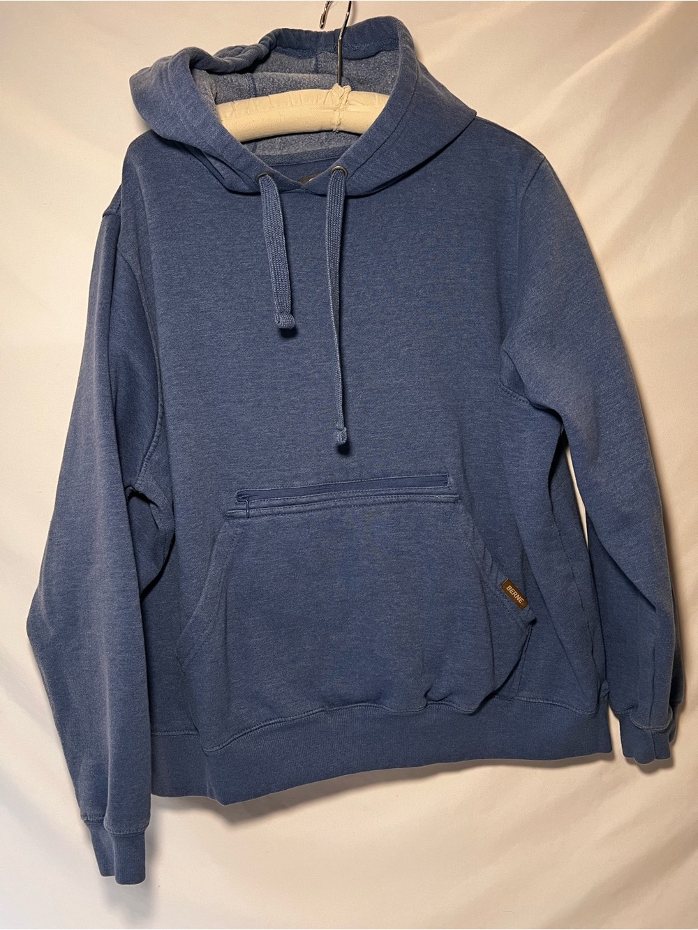 Berne Women’s Heathered Blue Hoodie Size 2XL